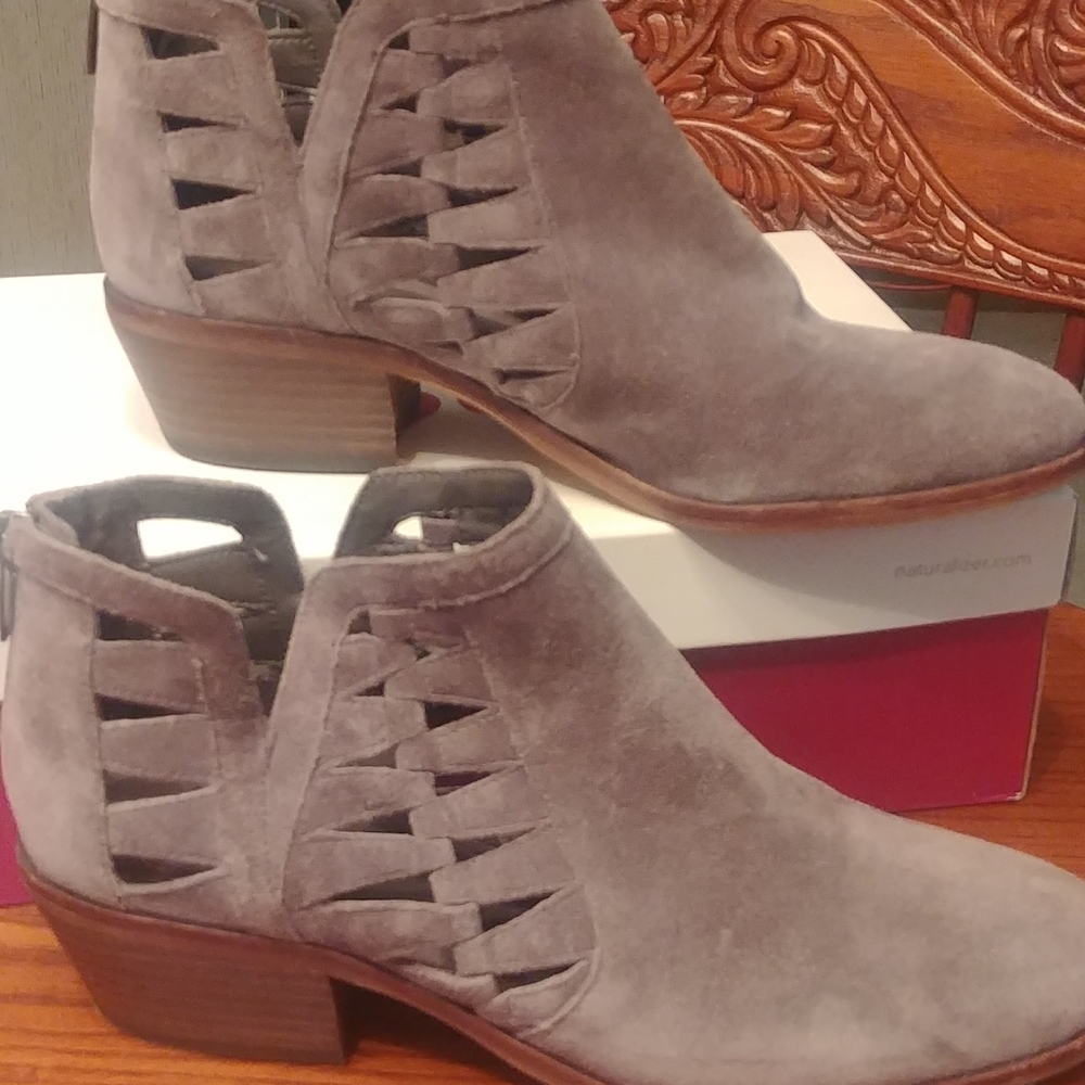 Vince Camuto Gray Booties